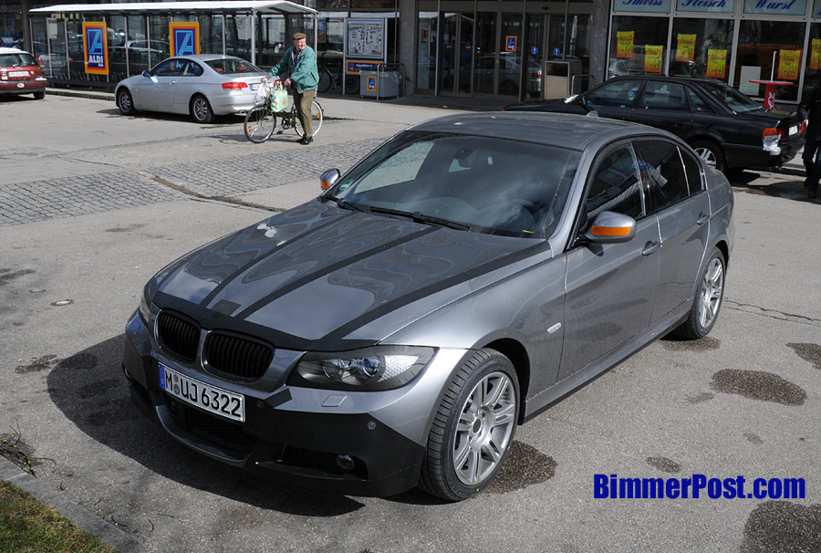 First spyshots of facelift E90 M-tech sedan in Space Gray! - BMW 3-Series 