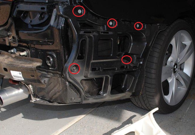 2005 Bmw x3 rear bumper removal #7