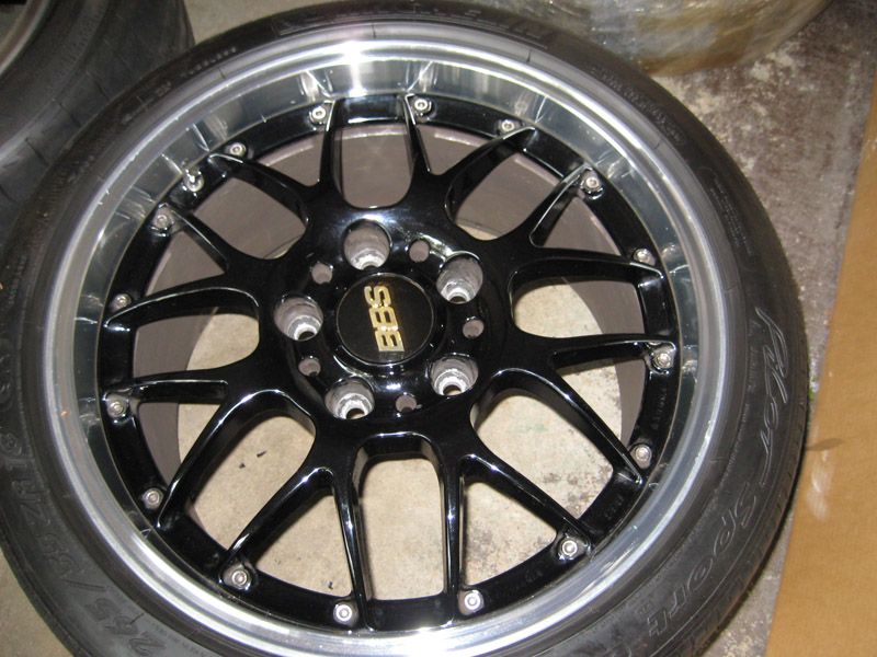 They actually ARE BBS RS wheels He just forgot to add the GT to the end