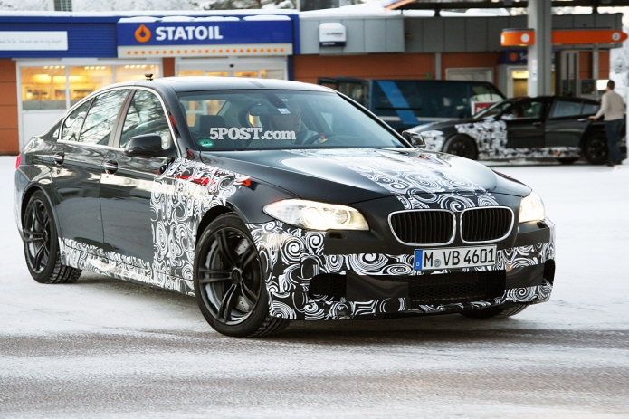 2012 M5 F10 Returns to Winter Testing