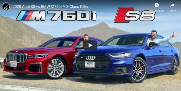 BMW M760i vs Audi S8 Comparo by Throttle House