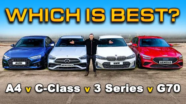 Which is Best: 3 Series vs Audi S4 vs Mercedes C Class vs Genesis G70 vs Citroen DS9 [Carwow Review]