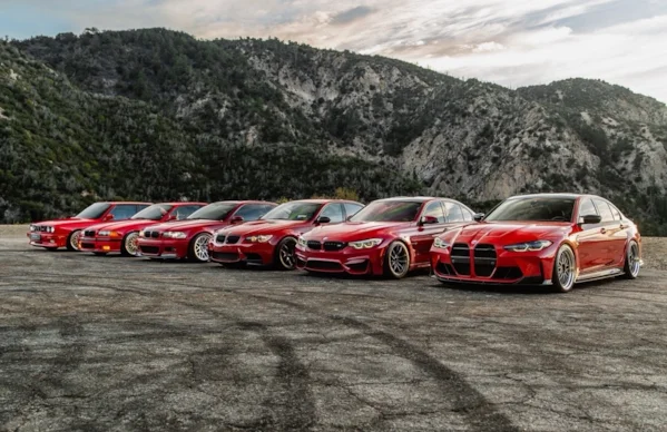 All-Generations Red M3 Photoshoot