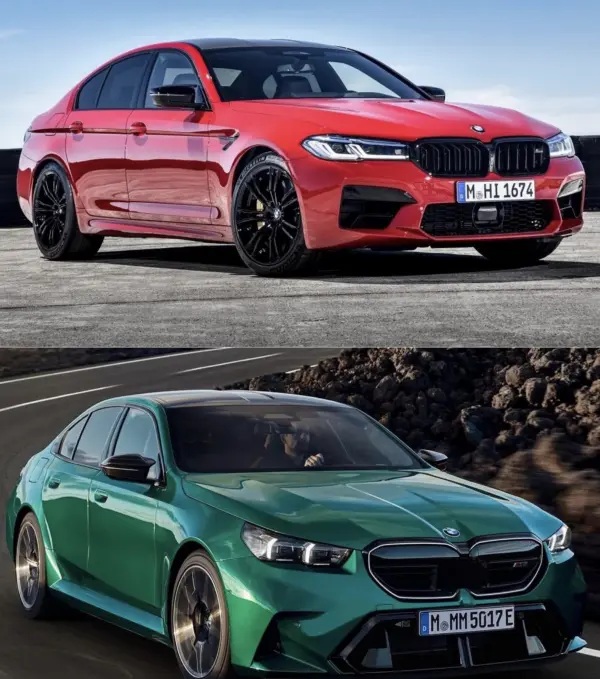 BMW M5 G90 vs F90 : Picture Comparison
