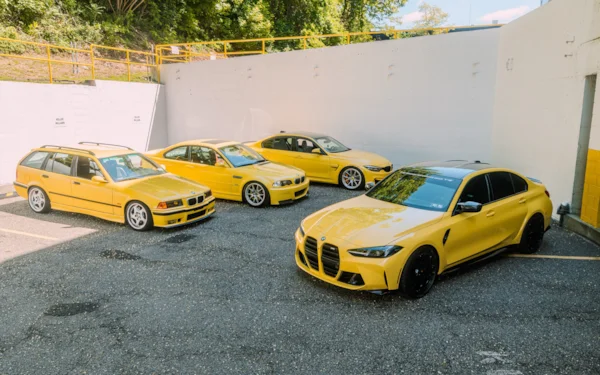 Dakar Yellow M3 Generations Photoshoot