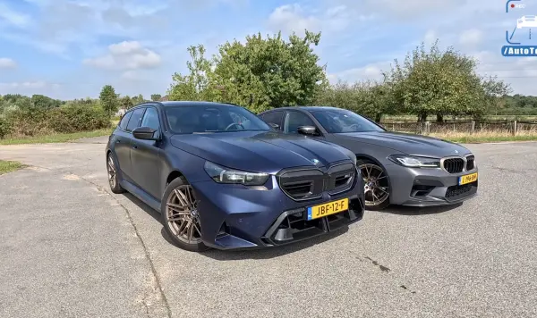 G99 New vs. Old F90 M5 CS // 300KMH - Review on Autobahn