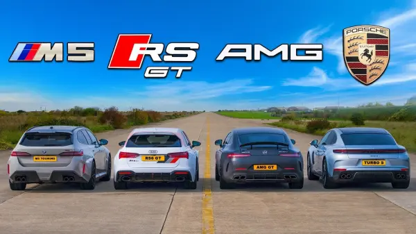 Who makes the best German V8? - RS6 GT vs AMG GT 63 S vs Panamera Turbo vs M5 Touring