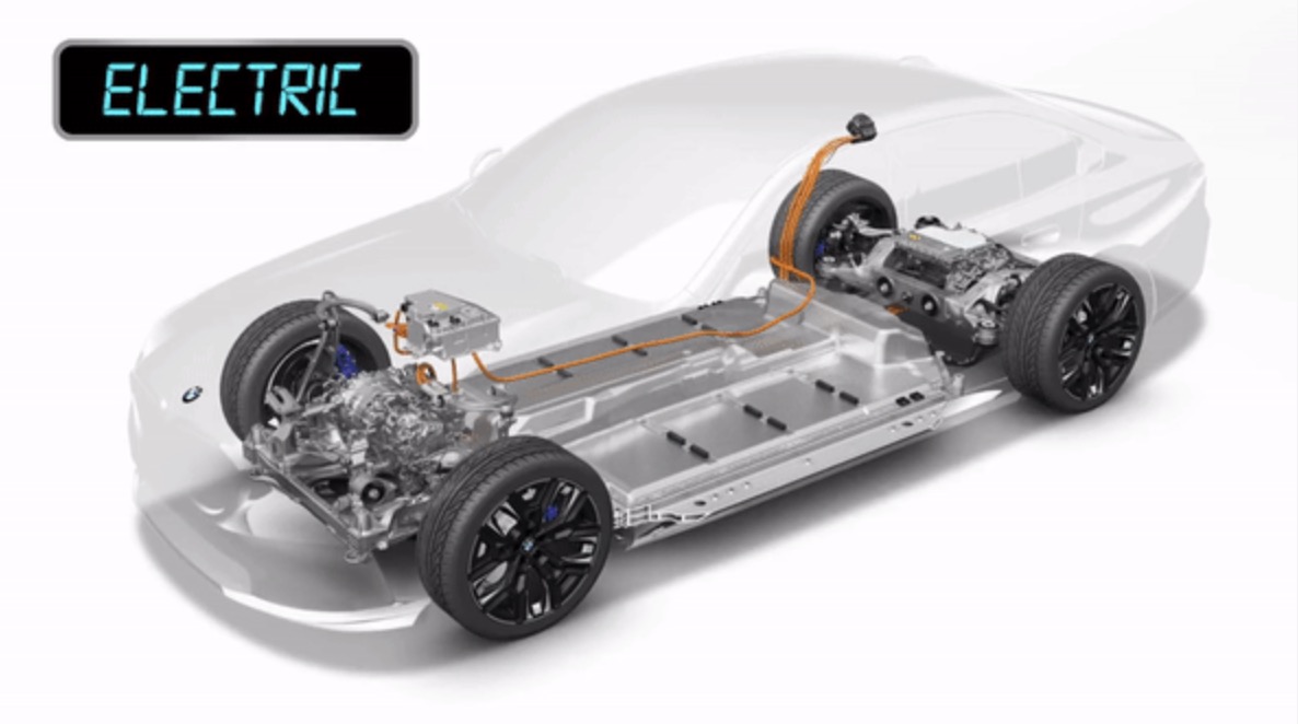 See how G60 BMW 5 Series / i5 chassis & powertrain changes from gas to EV model