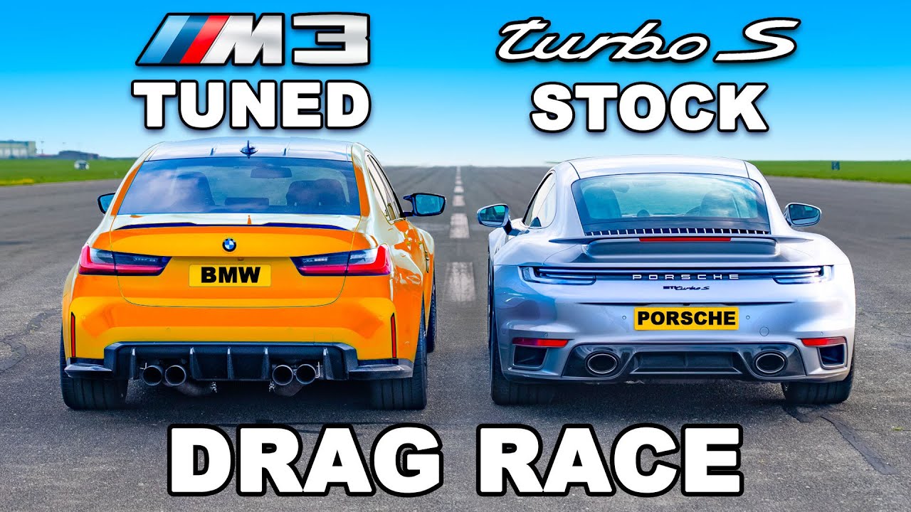 750hp Tuned M3 vs. Porsche 911 Turbo S